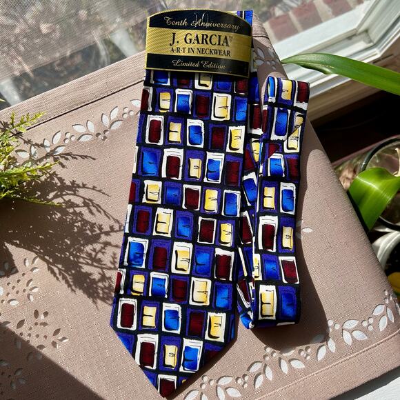 NEW J Garcia  10th Anniversary New York Limited Edition Limited Necktie - Picture 8 of 11